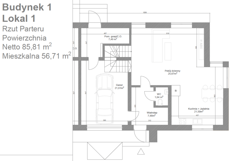 budynek 1, lokal 1, parter