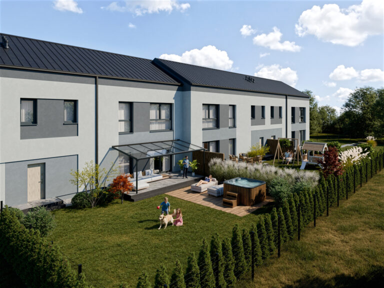 Słoneczne popołudnia we własnym ogrodzie – idealna ekspozycja południowo-zachodnia.