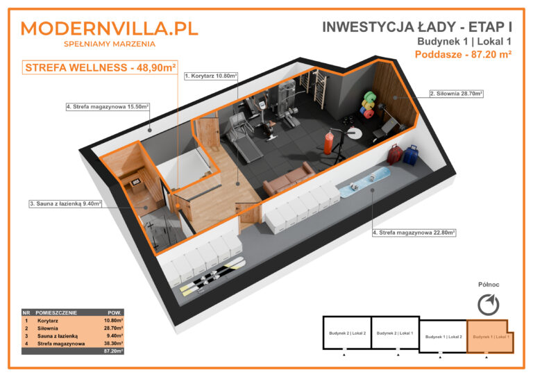 Potrzebujesz biura, siłowni lub domowego kina? Zyskaj dodatkowe 50 m² adaptując wysokie poddasze.